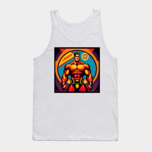 Spartan Strong MSU Vintage | Spartan Strong Comic Book Style,Warrior Tank Top